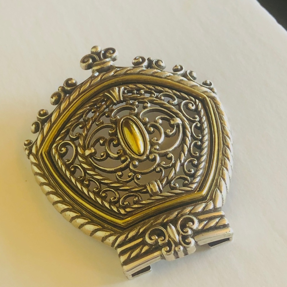 Huge Ornate Brighton Gold Silver Night Light Cover - Picture 7 of 11
